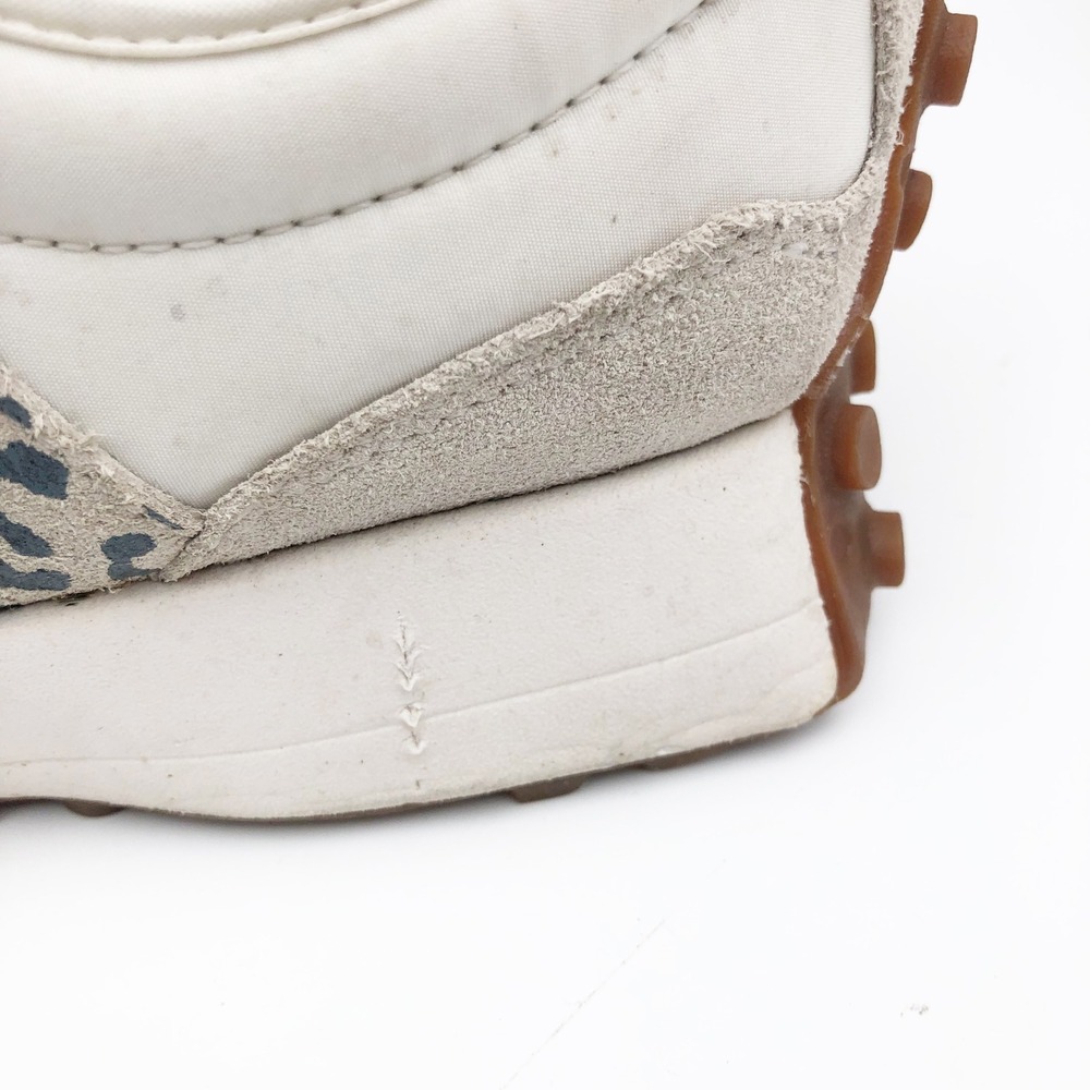New Balance Shoes Womens 9 327 Moonbeam Leopard Sneakers White Tan Trainers - Picture 10 of 16